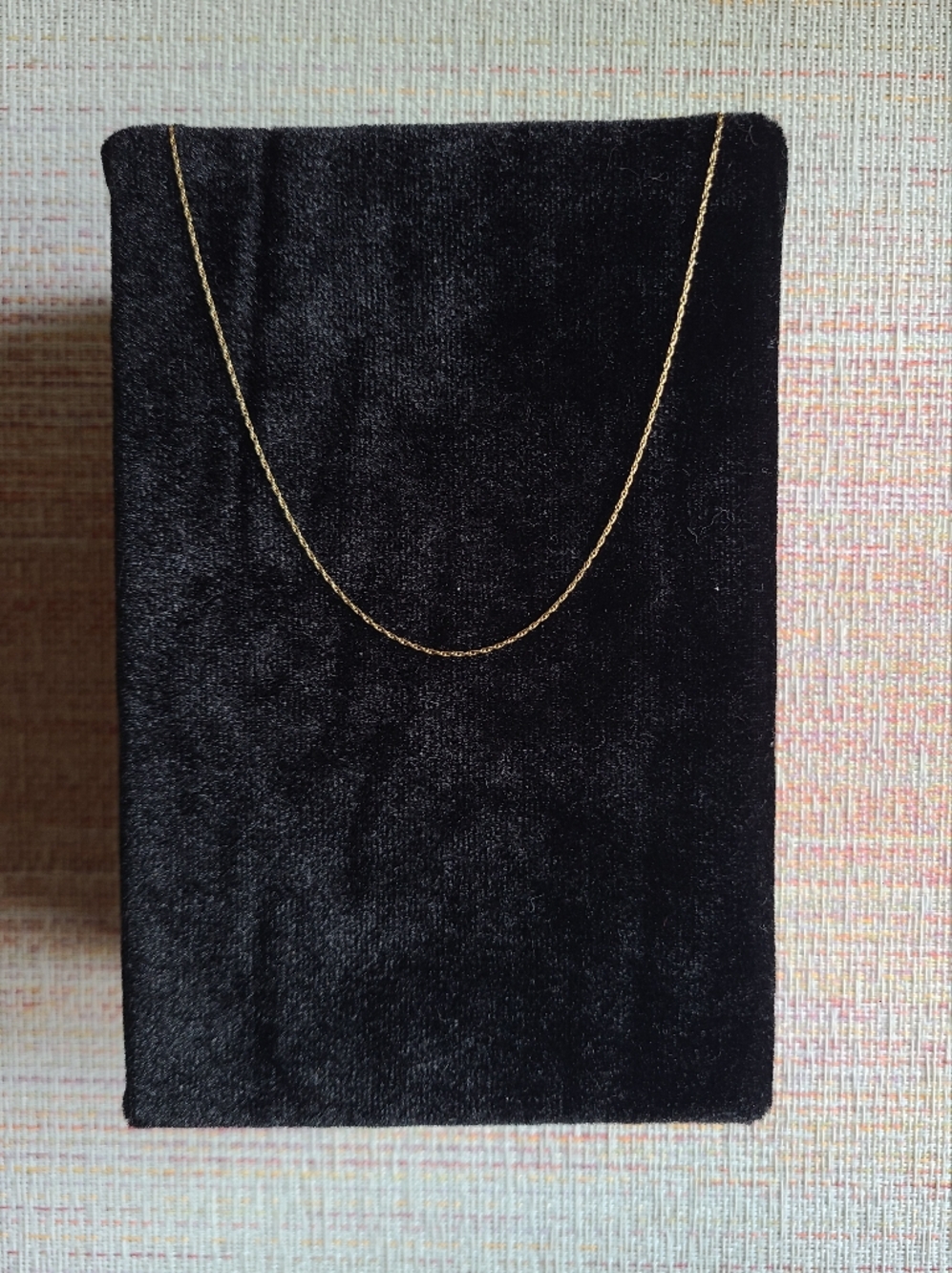 Delicate 14k Gold Rope Chain 14.25" Necklace - Children's Jewelry